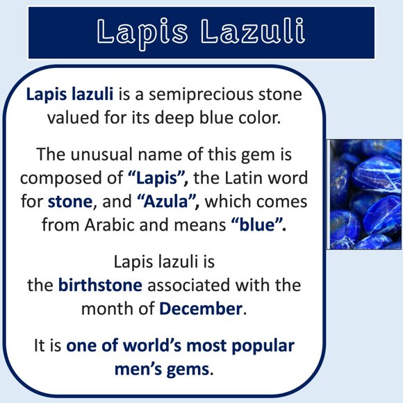 Blue Lapis Lazuli Gemstone on Quality Hand Knotted Soft Brown Leather Necklace - Picture 5 of 7